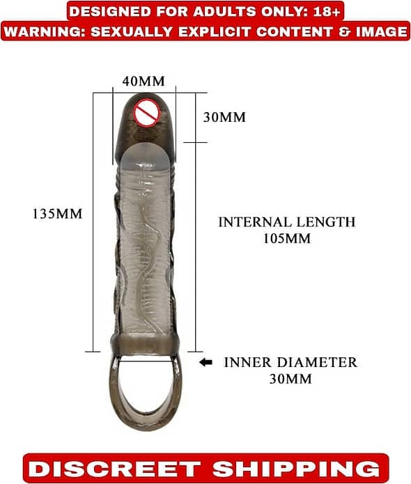Vibrating Textured Sleeve with Suction Base for Men